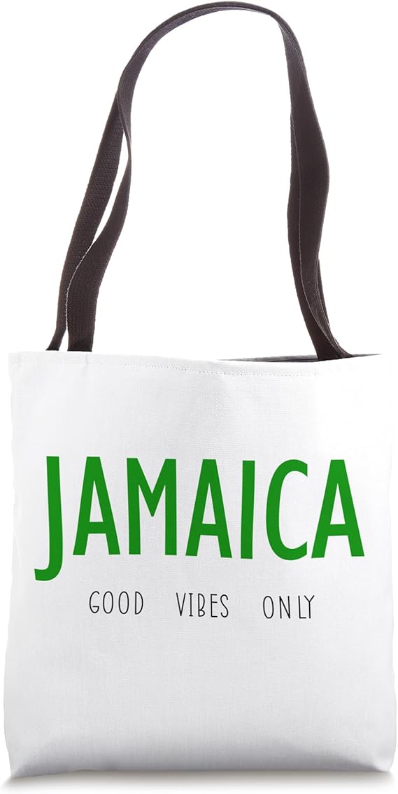 Jamaica Good Vibes Only Tote Bag