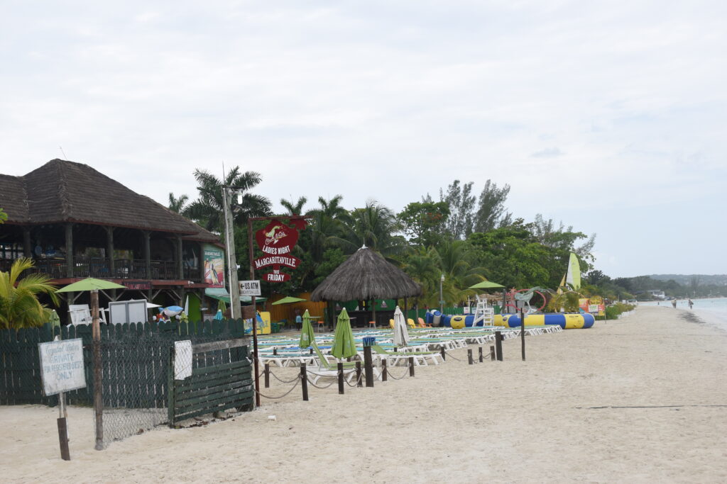 Margaritaville and water park activities at Seven Mile Beach Jamaica