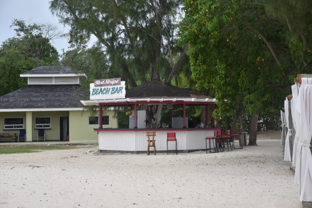 Red Stripe Beach Bar at 876 Beach Club Trelawny Jamaica